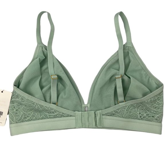 LIVELY The Palm Lace Busty Bralette Seafoam Green Size 2: 34DDD 36D 36DD 36DDD - Picture 2 of 8